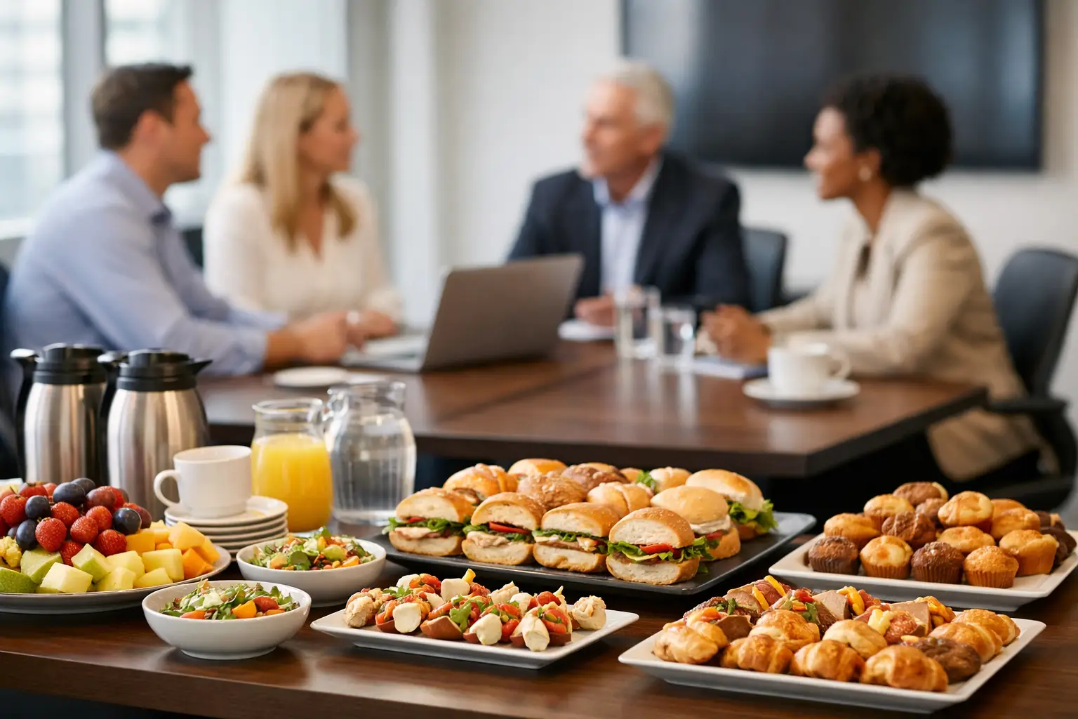 How Much Catering Is Needed for Meetings?