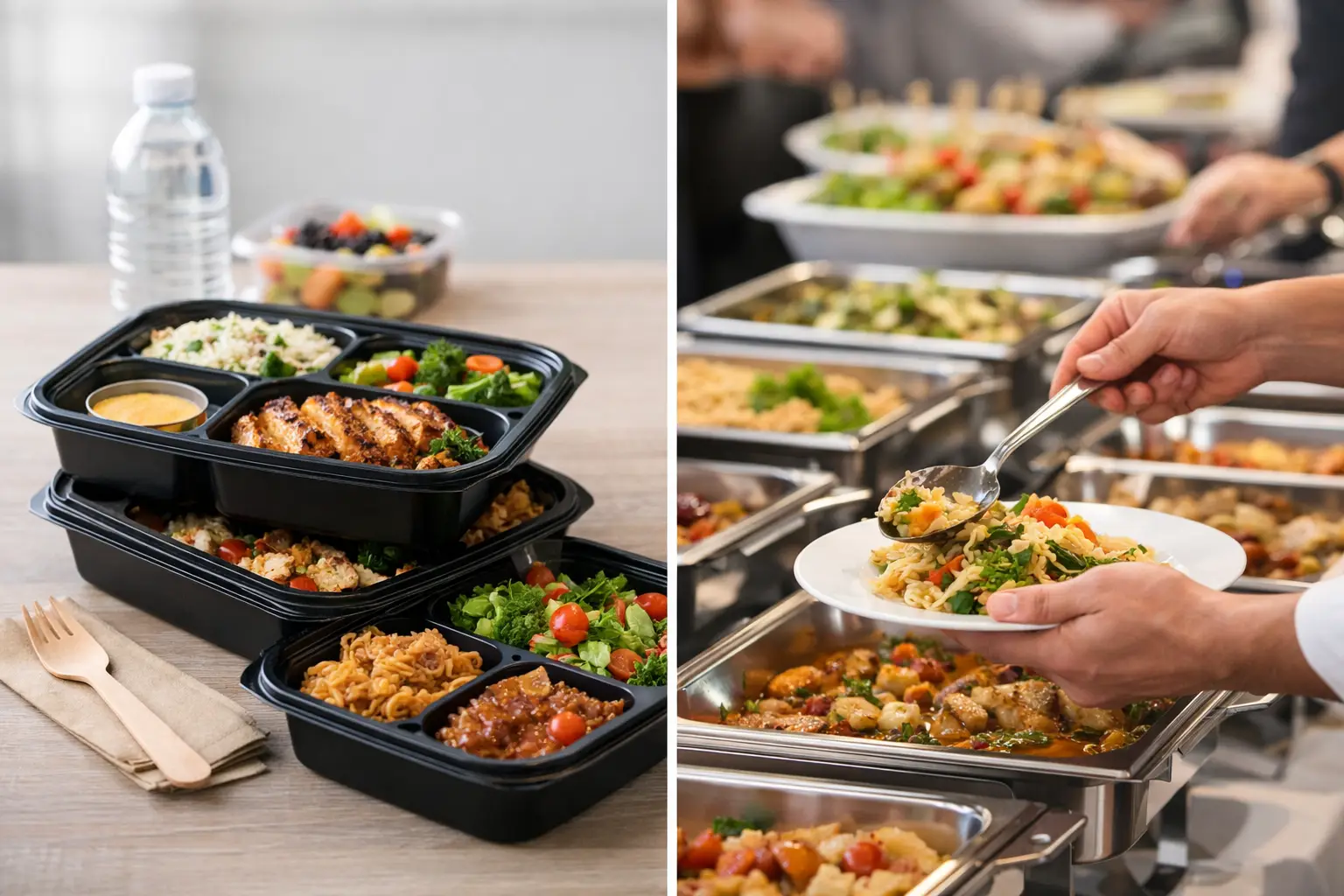 Boxed Meals vs Buffet Catering for Events