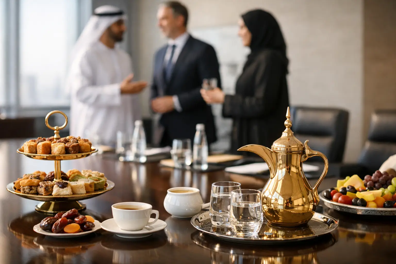 ضيافة vip للاجتماعات والاستقبالات التنفيذية