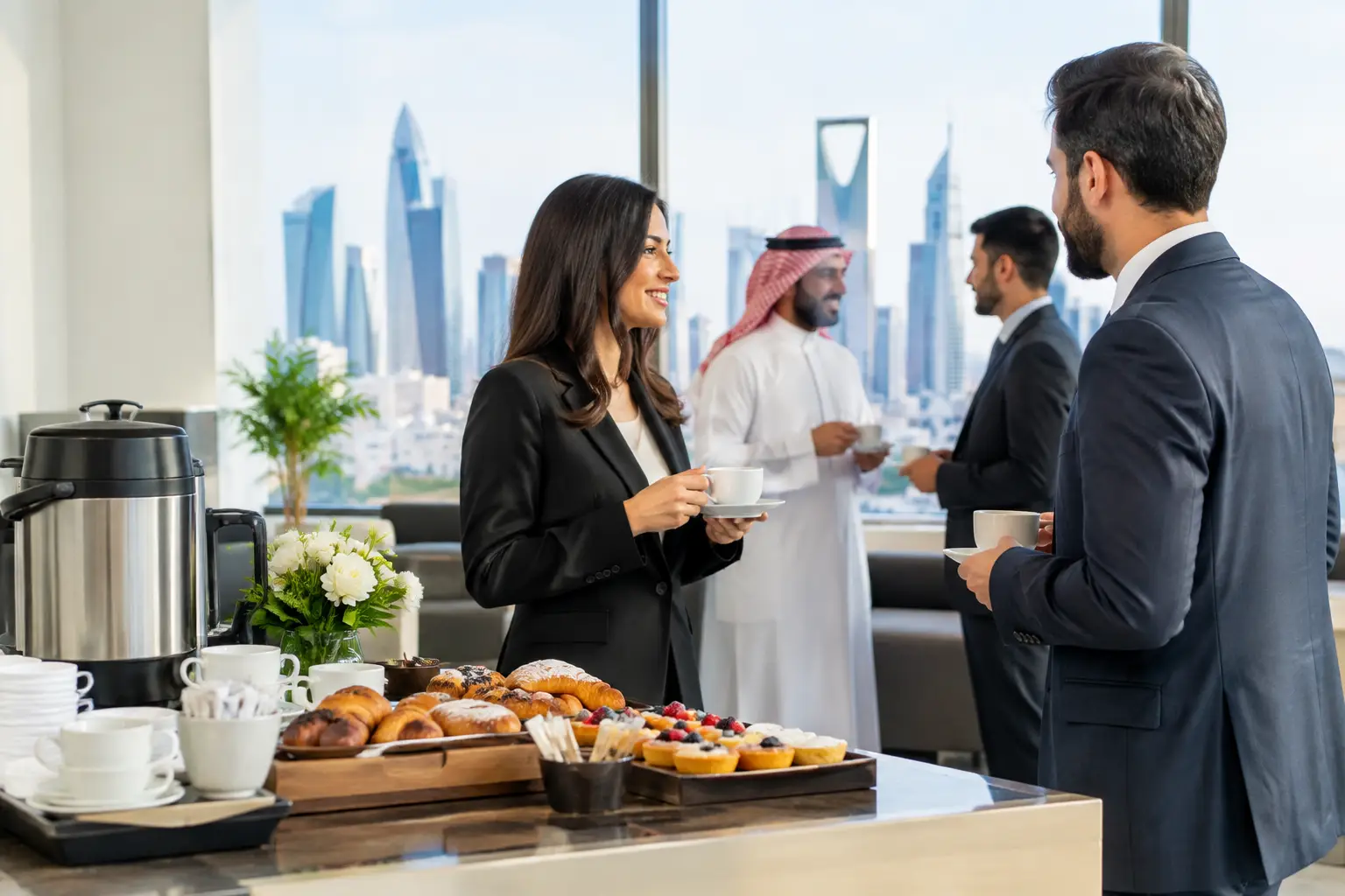 كوفي بريك للشركات الرياض بمعايير ضيافة احترافية