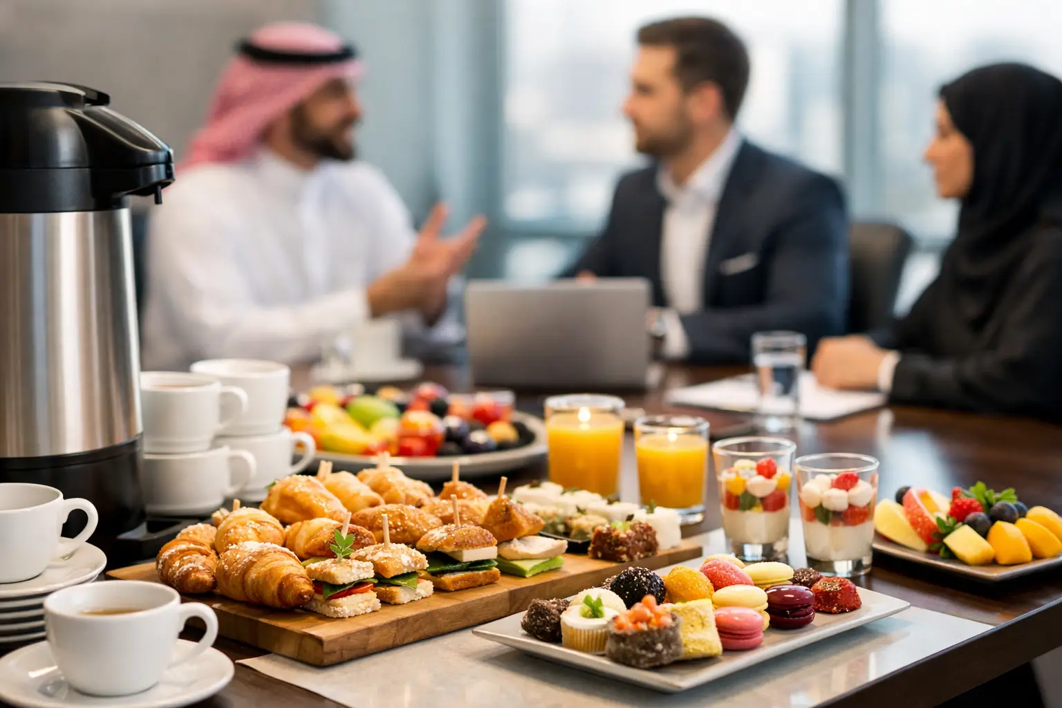 Coffee Break Catering Riyadh لاجتماعات أكثر احترافية
