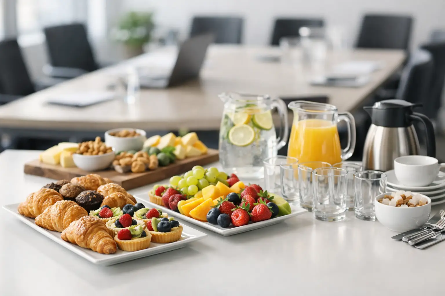 How to Plan Meeting Refreshments That Impress