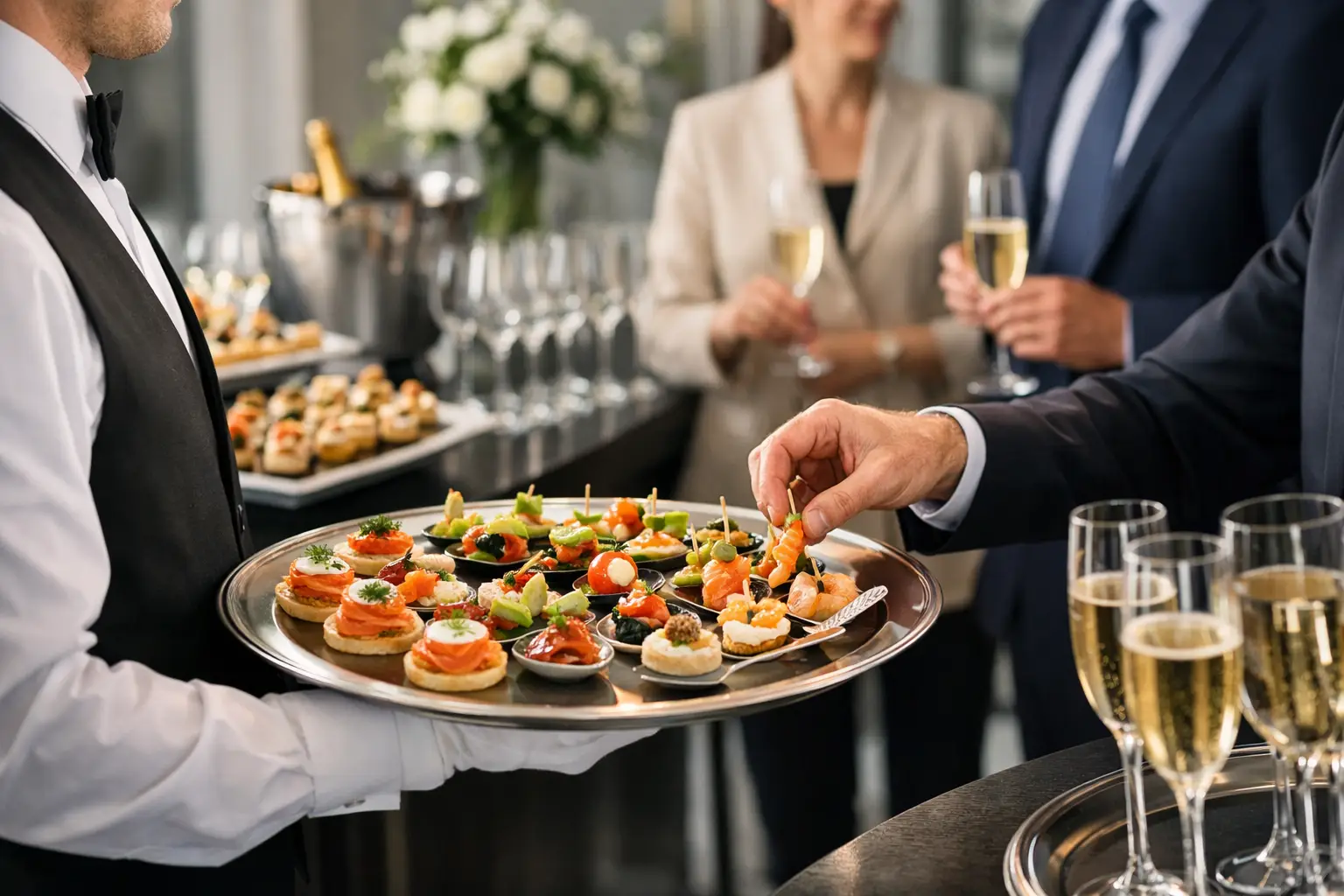 VIP catering لاستقبالات كبار الشخصيات المهنية