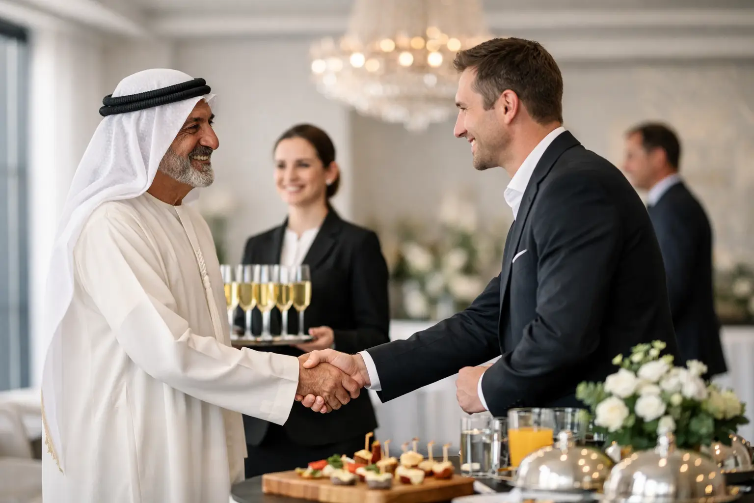 كيفية تنظيم ضيافة استقبال كبار الشخصيات