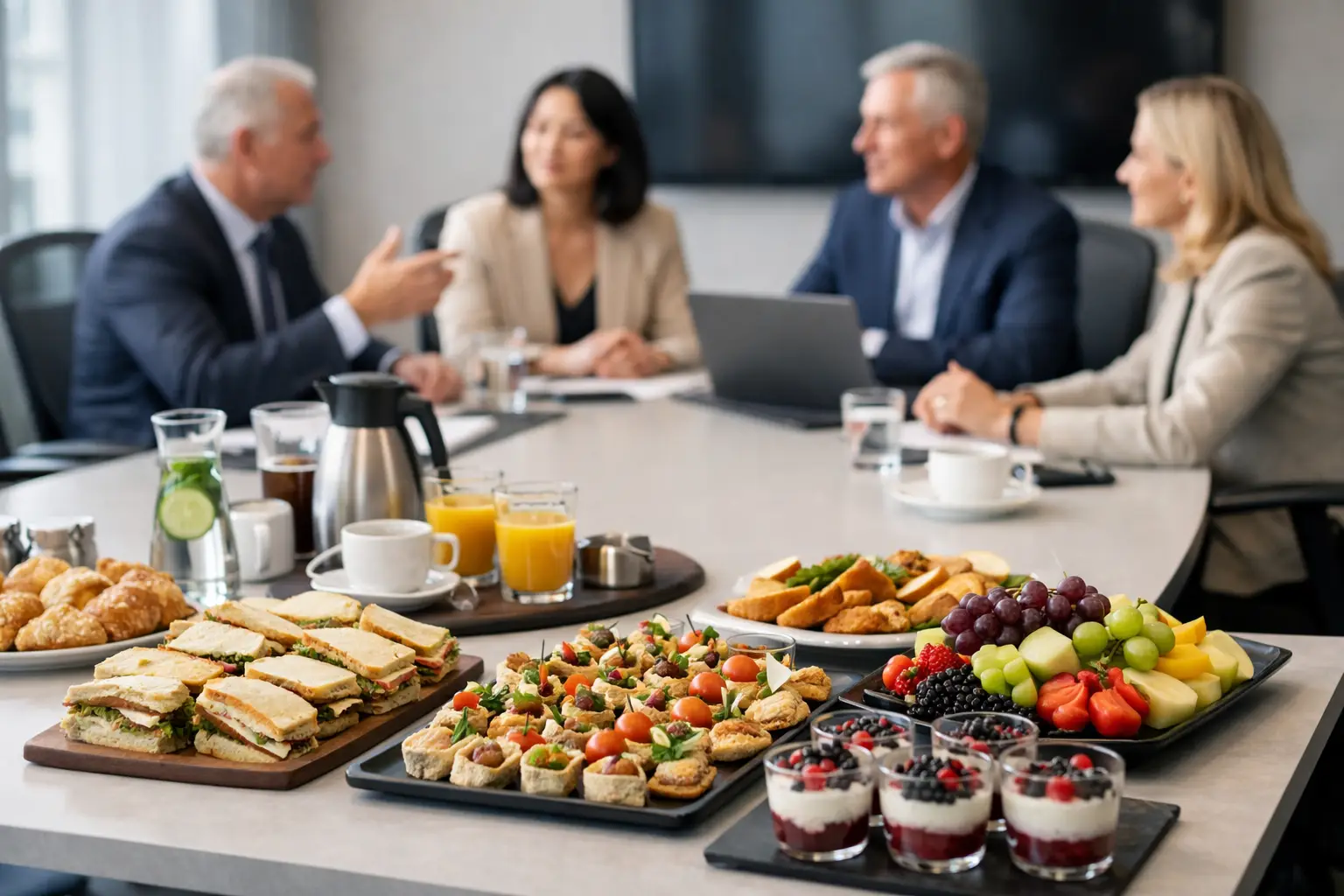 Meeting Catering for Executives That Delivers